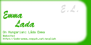 emma lada business card